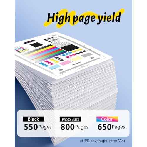302XL Ink Cartridge High-Yield Remanufactured for Epson 302 Ink Cartridges Multipack T302XL T302 Ink Cartridges for Epson Expression Premium XP-6000 XP-6100 Printer (PBK/BK/C/M/Y, 5 Pack)