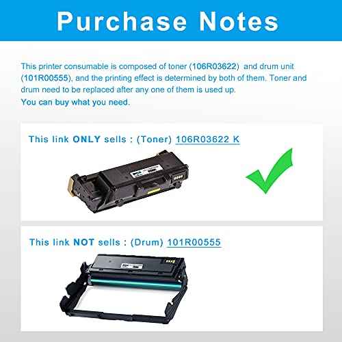 LCL 3330 3335 3345 Toner Cartridge Replacement for Xerox WorkCentre 3335 3345 Phaser 3330 8500 Pages 106R03620 106R03622 WorkCentre 3335 3345 3345VDNi 3330DNi 3335DNi 3345DNi (1-Pack Black)