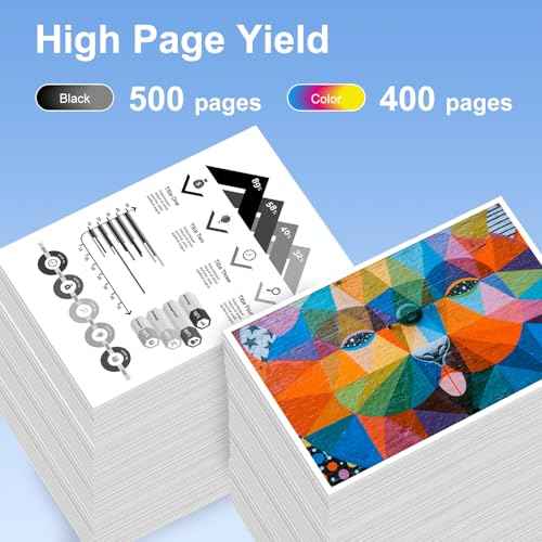 myCartridge SUPRINT 245XL Ink Cartridge PG-245 CL-246 Replacement for Canon Ink 245 and 246 Compatible for Canon 245XL 246XL Combo Pack for Pixma MG2522 TS3122 TS3322 MX490 TR4520 Printer 245 Ink