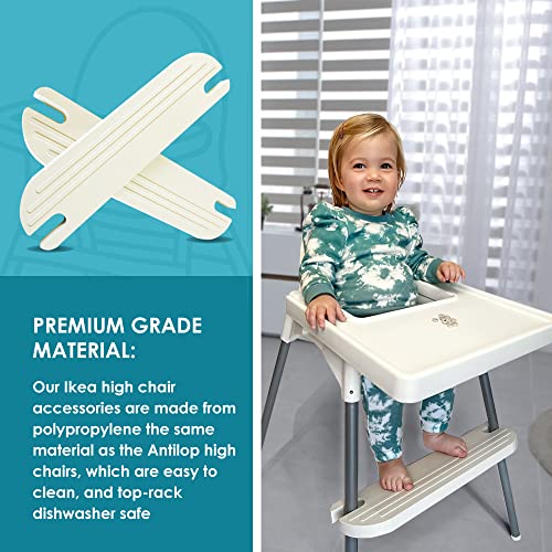 Adjustable IKEA Antilop Foot Rest for High Chair - 4-Way Polypropylene, Non-Slip