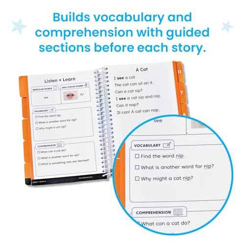 hand2mind Guided Phonics + Beyond Decodable Books Unit 2, CVC Books for Beginning Readers, Science of Reading Classroom Materials, Learn to Read Leveled Readers, Preschool Curriculum for Teachers