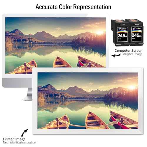Cartlee Compatible Ink Cartridges Replacement for Canon Ink 245 for Canon PG-245xl Cartridge for iP2820 MG2420 MG2920 MG2922 MG2520 MG2924 MX492 (2 Black)