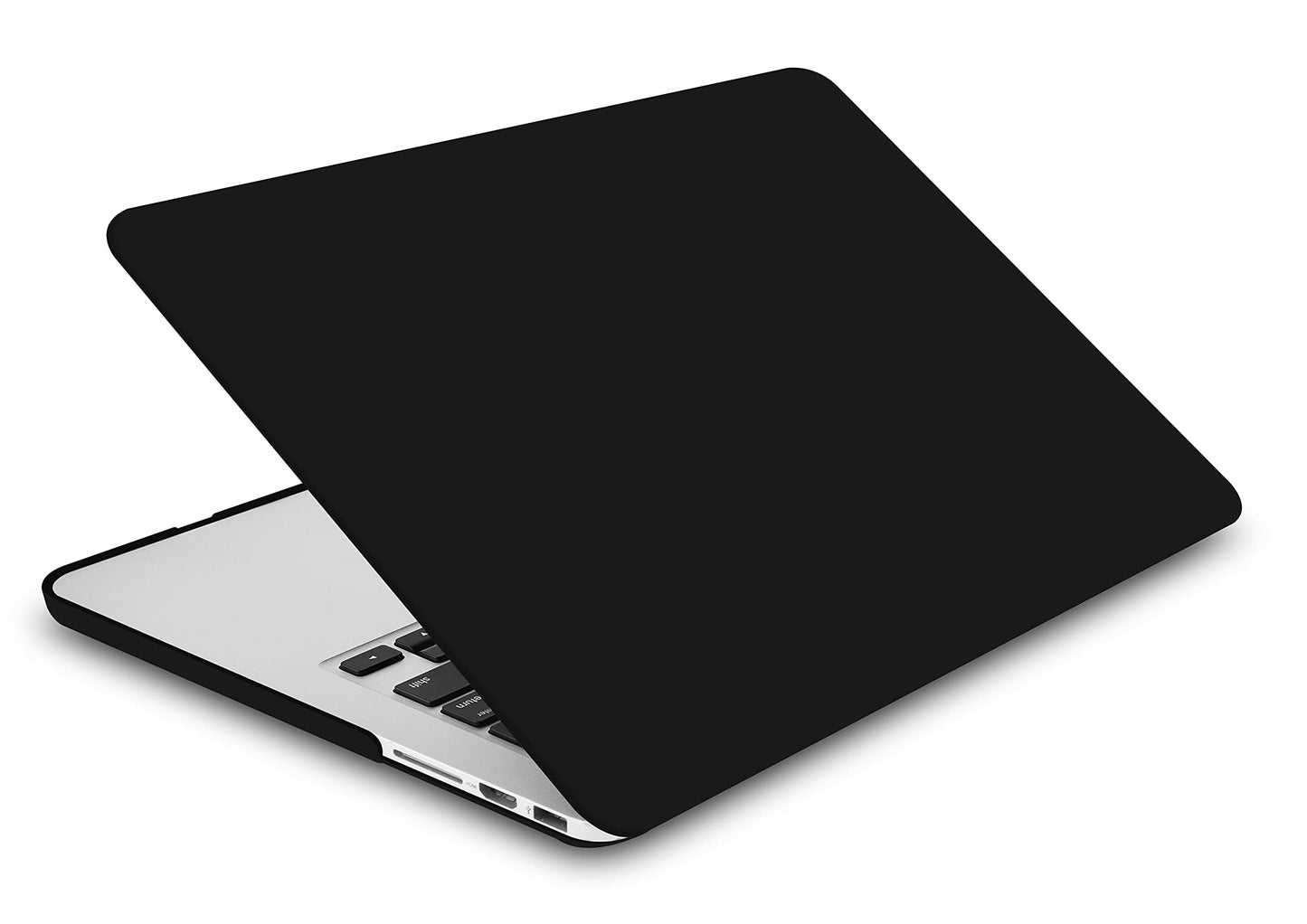 KECC Ultra Thin Case for MacBook Air 13 inch 2022-2018 Release M1 Chip, Lightweight Plastic Hard Shell for MacBook Air 13.3” + Keyboard Cover, Matte Black