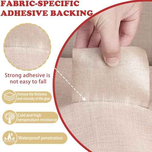 Linen Repair Tape 4x70 Inch Self-Adhesive Couch Patch Repair Fabric Patch for Furniture,Sofas,Cushion,Chairs,Bags,Linen Goods(Dark Grey)