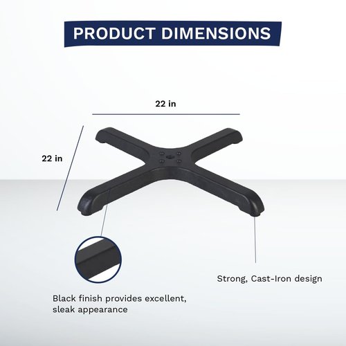 CenPro Commercial 22"x22" Table Base