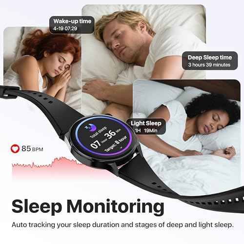 AI Translator Watch£¬Language Translator Device,Heart Rate & Sleep Monitor, AMOLED Display, Titanium Alloy Waterproof, Multi-Sport Modes,Black