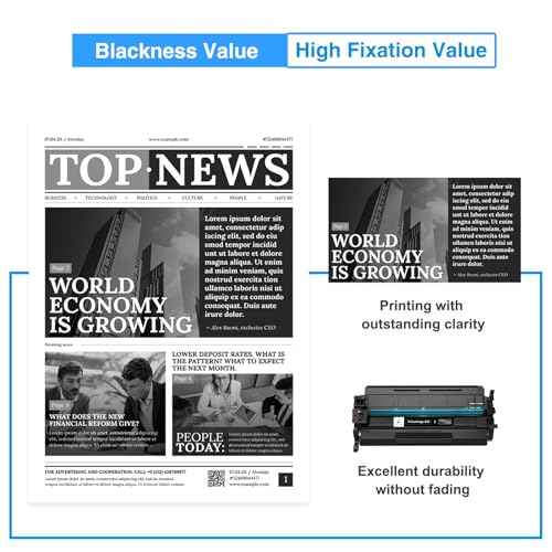 052H Toner Cartridge Black 2-Pack Compatible Replacement for Canon 052 052H CRG-052 Toner for ImageCLASS LBP214dw LBP215dw MF426dw MF424dw MF429dw Printer Ink