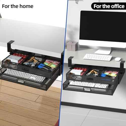 Desk Organizer Accessories Under Storage Drawer Organizers And Office Organization Shelf Drawers For Supply Keyboard Tray Slide Out Supplies Table Clamp On Attachment Side Cabinet Hanging Work
