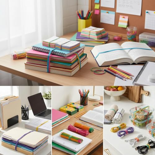 Assorted Rubber Bands 0.5 lb - Size 16, 19, 33, 64, 117, 4.8in