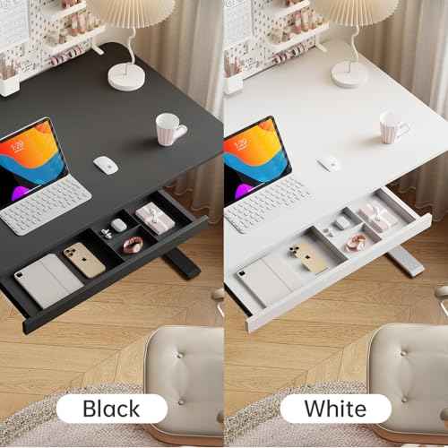 Under Desk Storage Drawer, 15.5Inch Shallow Under Desk Drawer Organizer