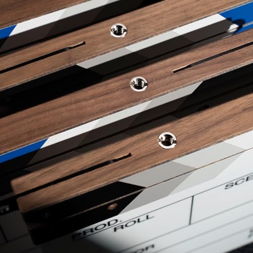 OPENMOON Director Film Clapperboard with Dry-Erase Marker - Small Handheld Slate