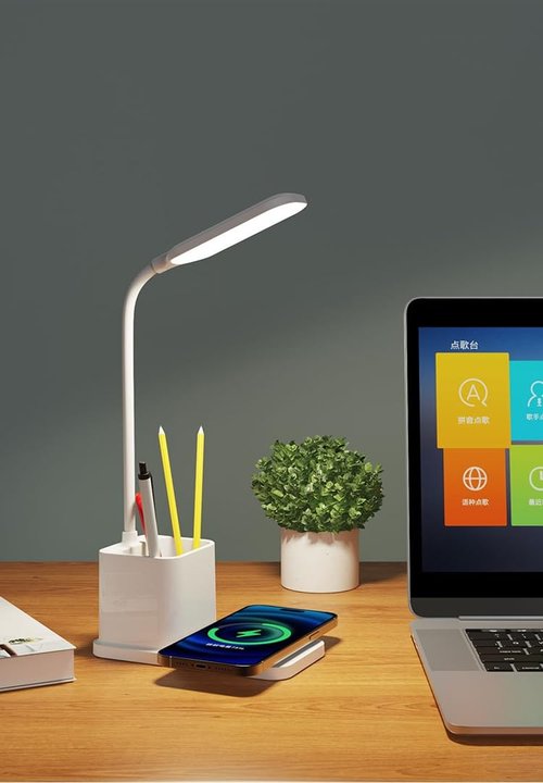 Wireless Rechargeable LED Desk Lamp - 3 Color Dimmable Eye Care Study Light for Office and Reading