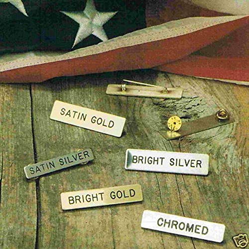 Metal Name Badges Engraved Police Fire Military | Better Badges