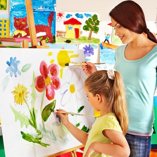 2 Pack Small Trifold Poster Board 26" x 17", White Corrugated Project Boards for Science Fairs, School Projects and Event Displays