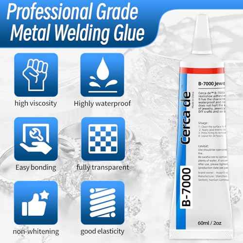 Jewelry Glue£¬Glue for Jewelry Making Repair£¬Suitable for bonding gem, Pearls, Earrings, Rings, Bracelets, Rhinestones, and Metals¡£Strong Waterproof Clear Adhesive ¡£2oz¡£