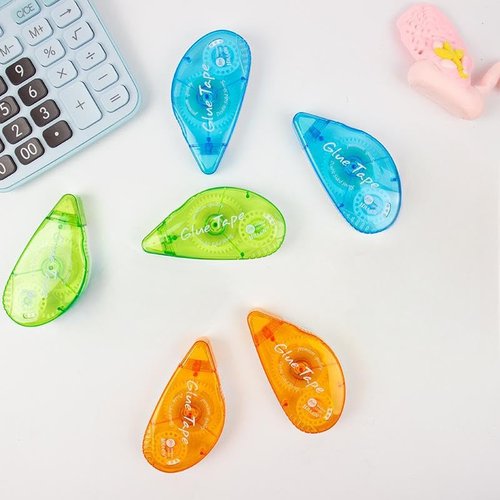 6 Pack Double Sided Tape Roller Permanent Adhesive Tape Dispenser Runner