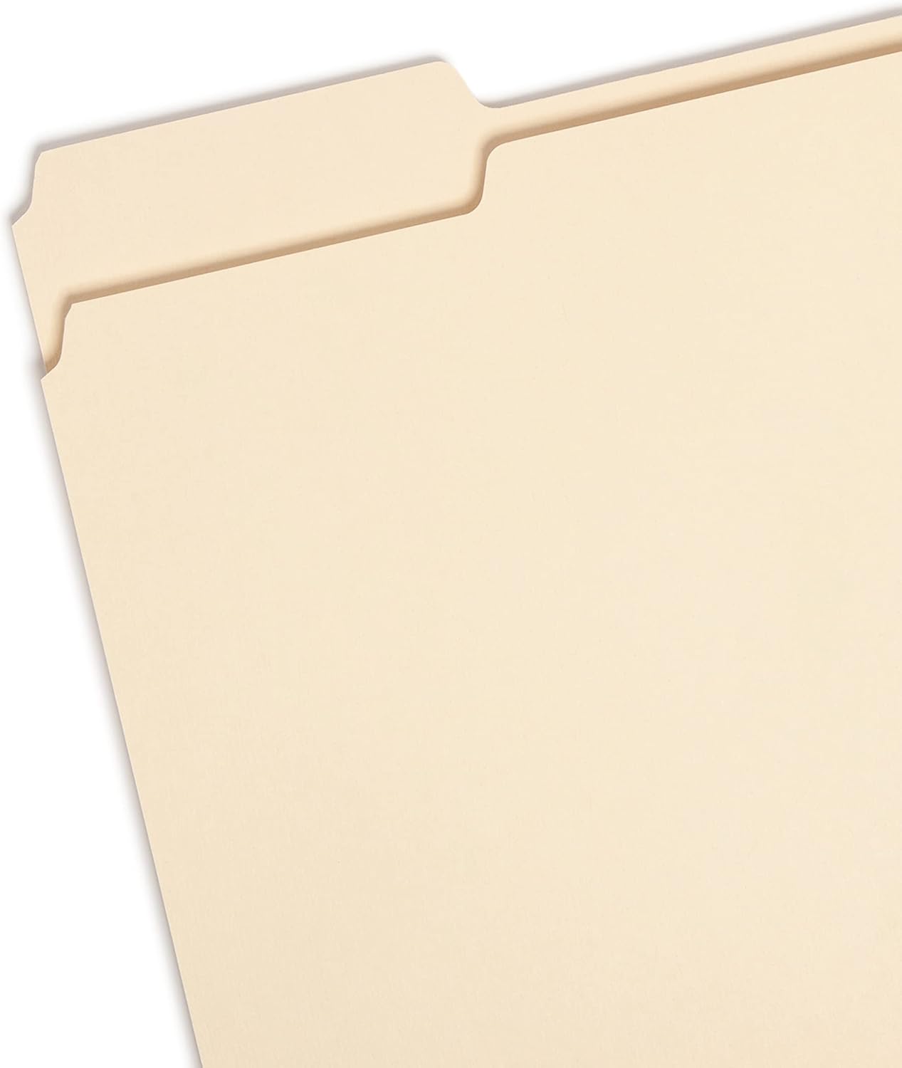 Smead 100% Recycled File Folders - 1/3-Cut Tab, Letter Size, Manila - 100 Count Box