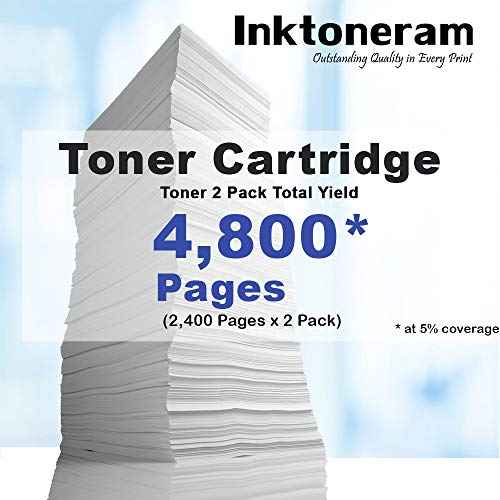 Compatible Toner Cartridges Replacement for Canon 137 ImageCLASS MF216n MF227dw MF229dw MF212w 9435B001AA (Black, 2-Pack)