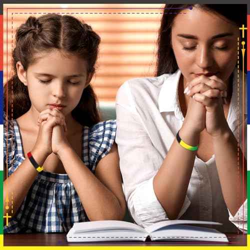 200 Pcs Bulk Plan of Salvation Wrist Band Wordless Silicone Bracelet Bible Salvation Bracelet Christian Wristbands