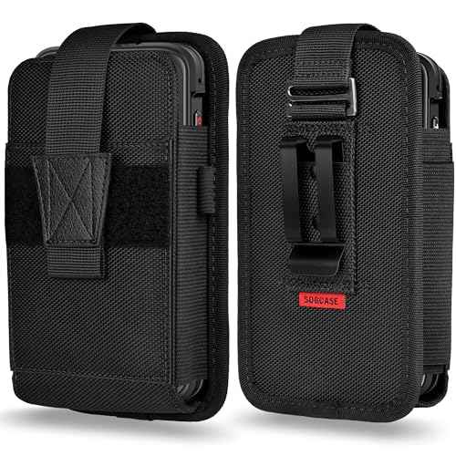 Scanner Holster Compatible with Zebra TC75x, TC75, TC70x, TC70, TC72, TC77 Handheld Barcode Touch Mobile Computer,Scanner Case Holder with Belt Clip and Safety Strap, Black