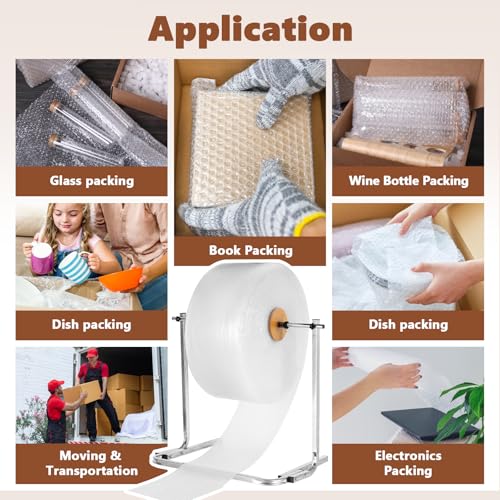 24 Inch Bubble Wrap Dispenser with Easy Film Replacement | Packing Supplies