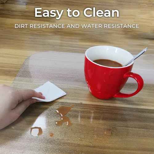 Chair Mat for Hard Wood Floors - Heavy Duty Floor Protector - Easy Clean (47''¡¿59'')