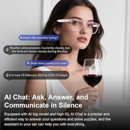Smart Translation Glasses, Photochromic Lenses, Open-Ear Audio Design, Support 160+ Languages, Simultaneous Interpretation via APP, Bluetooth Glasses for Meeting, Traveling, Business(Black)