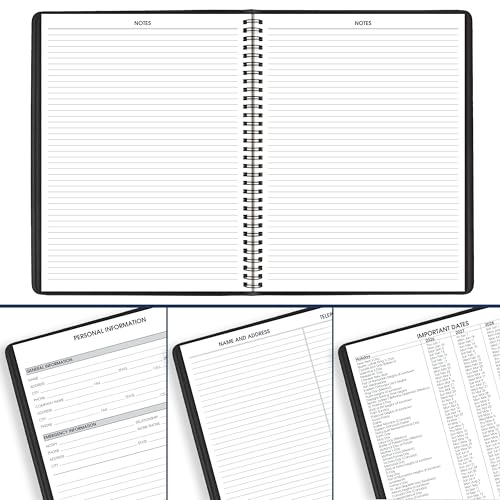 AT-A-GLANCE Academic Planner 2026-2027 Weekly Appointment Book, 8.25" x 11", Black