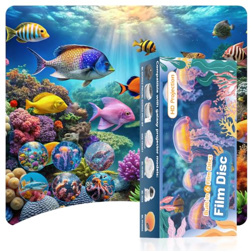 Sunbox Ocean-Themed Galaxy Projector Replacement Discs 6-Pack 4K HD