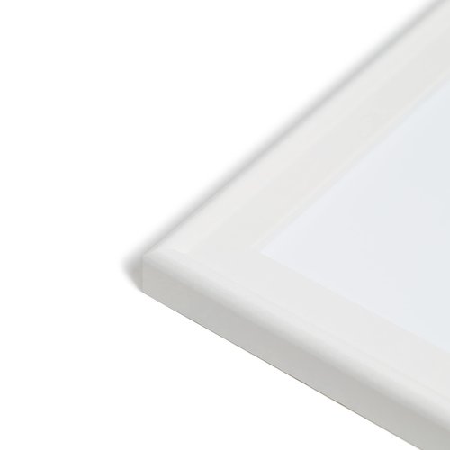 U Brands Combination Dry Erase Board White Board with Minimal Deco Frame, Office Supplies, Includes Marker and Magnet, 24" x 18" (5304U00-01)