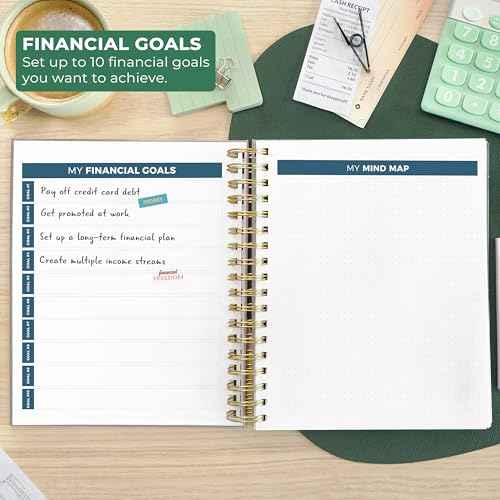 Clever Fox Budget Planner & Monthly Bill Organizer With Pockets. Expense Tracker, Budgeting Journal & Financial Book. Large, 8x9.5" (Rose Gold)