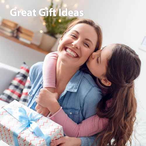 Mini WiFi Bluetooth Projector, 720P Projector Built in Speaker, Portable Video Projector, Home Movie Projector Compatible with HDMI/USB/Smartphone
