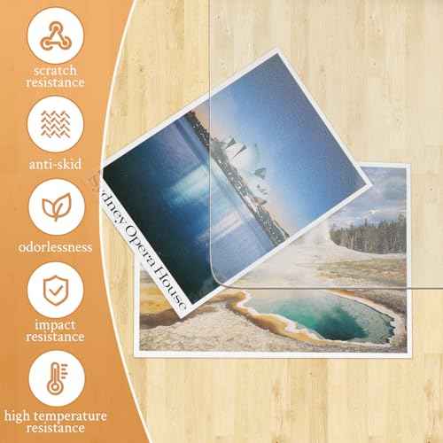 KMAT Office Chair Mat,Easy Glide Hard Wood Tile Floor Mats,Chair Mat for Home Office Rolling Chair,Heavy Duty Floor Protector -Anti-Slip-36 x48 Rectangle