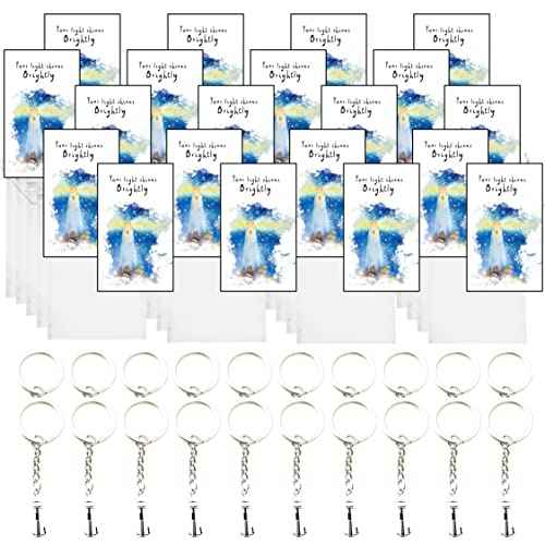 Smiling Wisdom - 20 Bulk Gifts - Employee Light a Path for Others Cards and Beacon Gift - 60pcs - Team Staff Teachers Students Leaders - Lighthouse Keychains