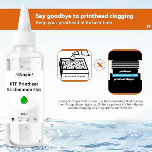 Premium DTF Ink 600ml, DTF Printer Ink Refill for DTF Printers ET-8550 XP 15000 L1800 L805 R1390 R2400 D570, Heat Transfer Printing Ink Set 100ml* 6 & DTF Printhead Moisturizing Fluid 100ml