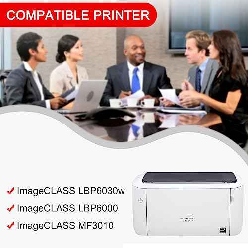 1-Pack 125 3484B001 Black Toner Cartridge High Yield Compatible CRG125 125 Replacement for Canon CRG125 125 for ImageCLASS LBP6030w LBP6000 MF3010 Printer | Up to 2,000 Pages 1 Each