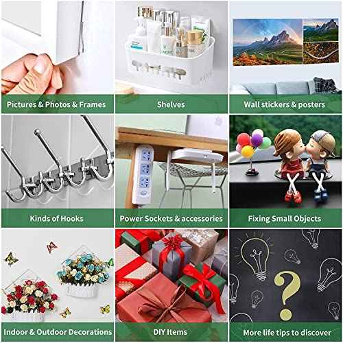 EZlifego Double Sided Tape Heavy Duty, Nano Double Sided Adhesive Tape, Clear Mounting Tape Picture Hanging Adhesive Strips (9.85FT)