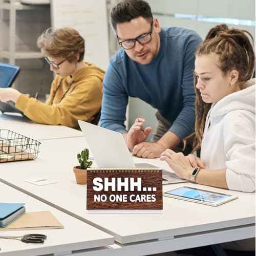 Fancy Land Funny Desk Signs Sarcastic 30 Flip Over Messages Desktop Supplies for Holiday Teachers Nurses Office Staff Coworker Colleague Humorous Gag Exchange Favor