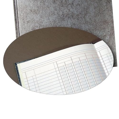 Staples 80-Page Quad-Ruled Columnar Ledger Book 7 1/4 x 9 1/2, Acid-Free
