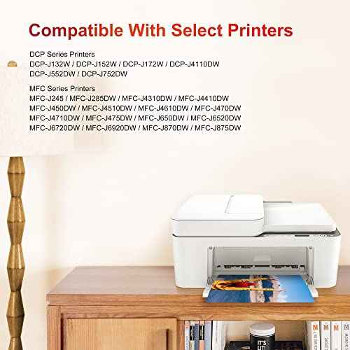 ejet Compatible Ink Cartridge Replacement for Brother LC103XL LC103 XL LC101 LC 101 for MFC-J870DW MFC-J6920DW MFC-J6520DW MFC-J450DW MFC-J470DW Printer (8 Black, 4 Cyan, 4 Magenta, 4 Yellow, 20 Pack)