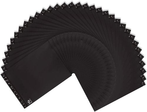 KKBESTPACK Poly Mailer Envelopes Shipping Bags Self Adhesive Waterproof Bags (Black), 12x15.5 500pc