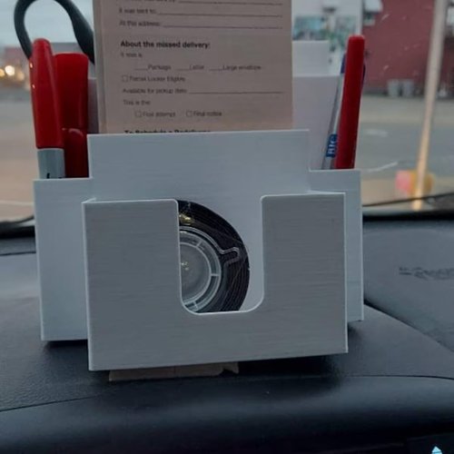 Mail Organizer Holder for USPS Vehicles Truck Storage Non-Slip Design T20 Torx Compatible 5.7" x 6.1" x 3.9"