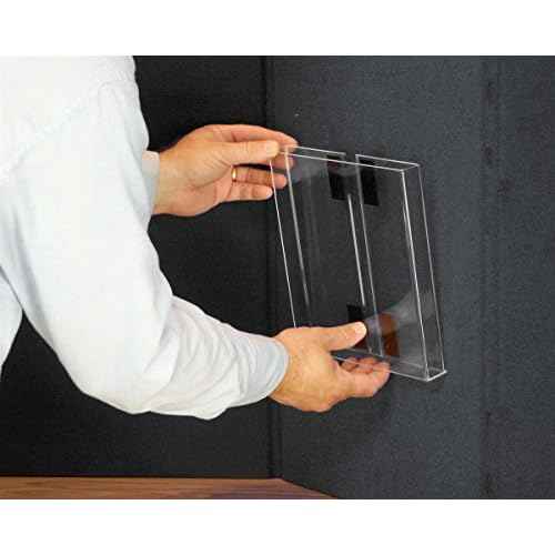 Trade Show Presentation Board, 4 Panels Fit 8-Foot Table, Double Sided, Choose with or Without Lights
