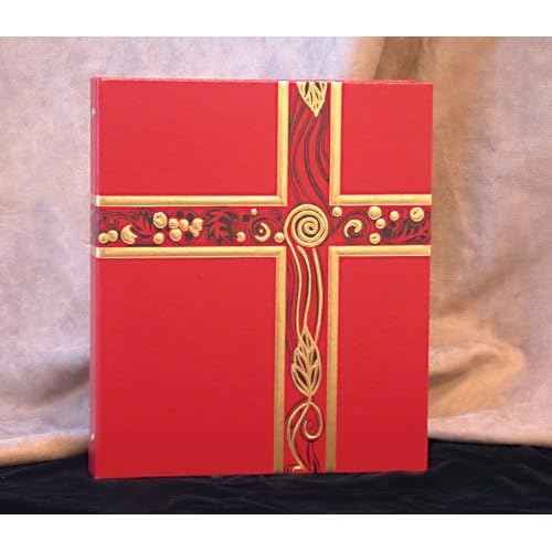 Ceremonial Binder - Red with Gold Foil (1-inch Spine)