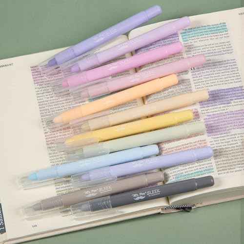 Mr. Pen- Gel Highlighters, 14 Pack, Ethereal Pastel Colors, Bible Highlighters for Bibles That Do Not Bleed