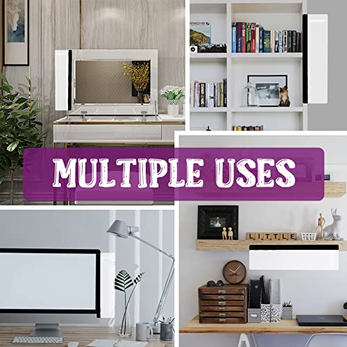 MDOZQ 2pcs Monitor Memo Boards - Acrylic Desktop Organizer for Office & Home
