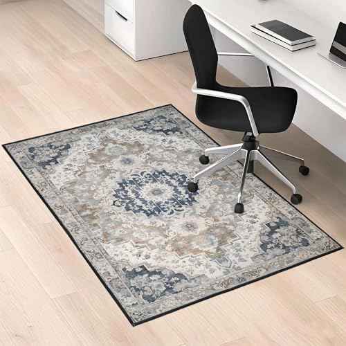 Office Chair Mat for Hardwood Floor, 51x63 inches Heavy Duty Desk Chair Mat for Hard Wood, Non-Slip Tile Floors Protector for Computer Chairs