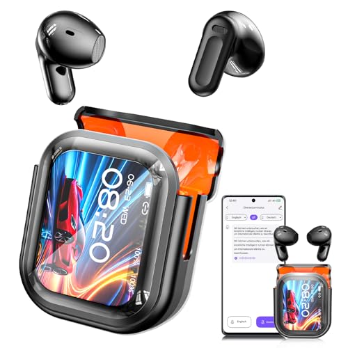 NE20 Translation Earbuds Real Time - AI 135 Language Translator Earbuds, Audifonos Traductores Ingl?s Espa?ol, 4-in-1 Translating Device, Translate Ear Buds for Travel Learning (Black)