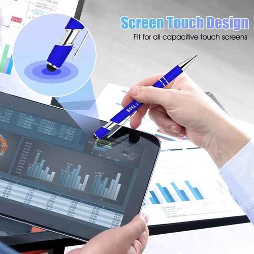 Greengines 50 Pieces Inspirational Pens, Motivational Ballpoint Pen with Stylus Tip Funny Ink Pens Bulk Inspirational Gifts for Women Coworkers Office Supplies Black Ink
