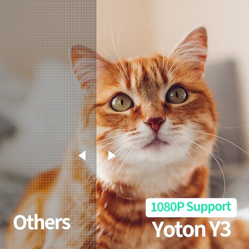 Yoton Y3 Mini Projector Black, Compact 720P Portable Home Theatre